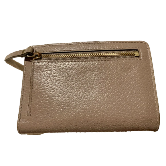 Kate Spade New York Wellesley Cara Wallet Leather Beige Small Wallet - Picture 2 of 16